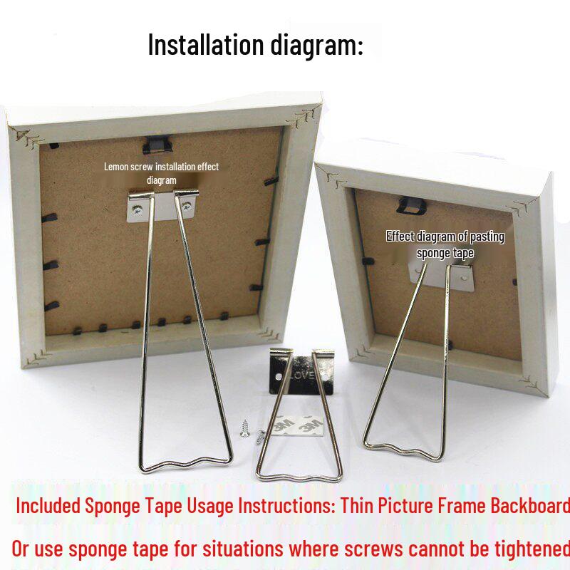 Vertical Photo Frame Desk Stand Support Bracket