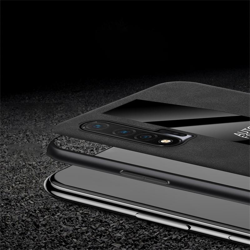 For OnePlus Nord6 Case Business Magnetic Ring Holder Shockproof sheepskin Leather Soft Silicone Fashion for OnePlus Nord 6 Back Cover