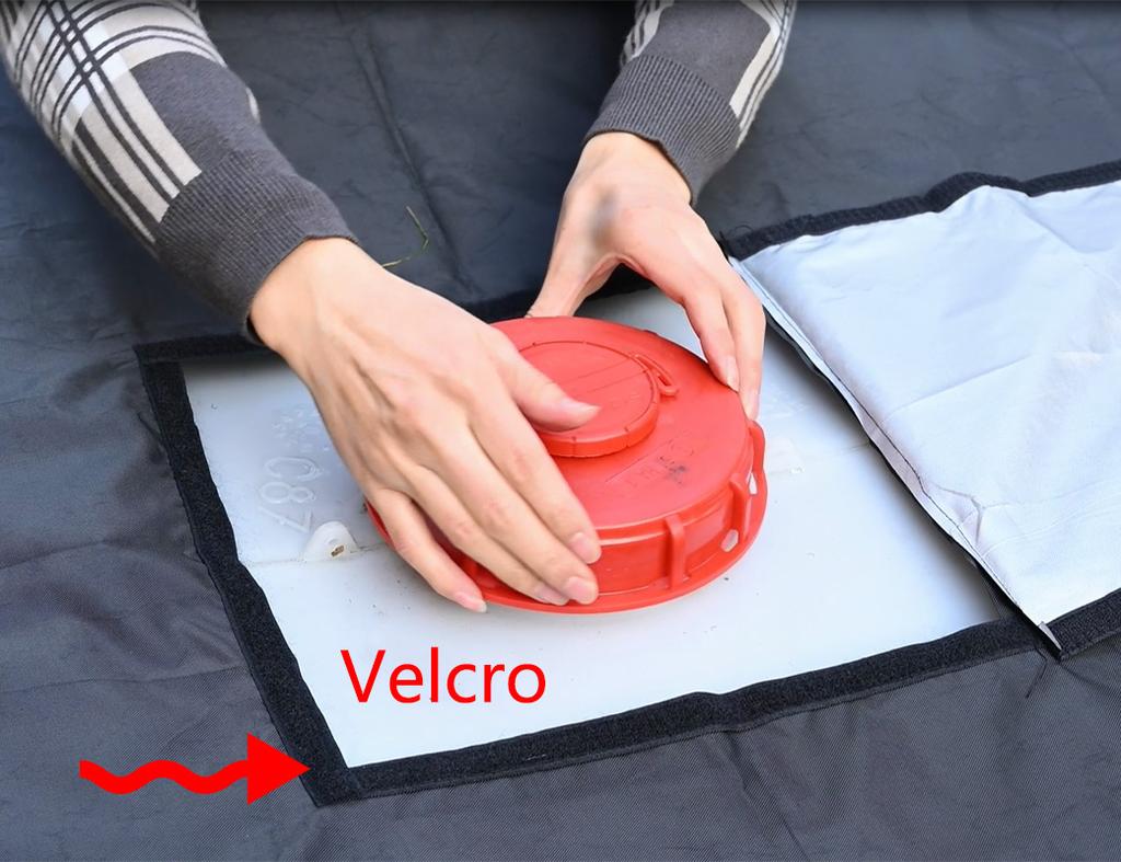 New 1000L IBC Tank Cover Container Aluminum Waterproof and Dustproof Cover Rainwater Tank Oxford Cloth UV Protection Cover