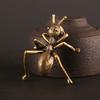 Vintage Style Handmade Brass Insect Craft Pendant for Rustic Home Decor