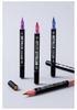 48-Color Blue Fruit Metallic Acrylic Marker Pen Set for Student Art and Drawing