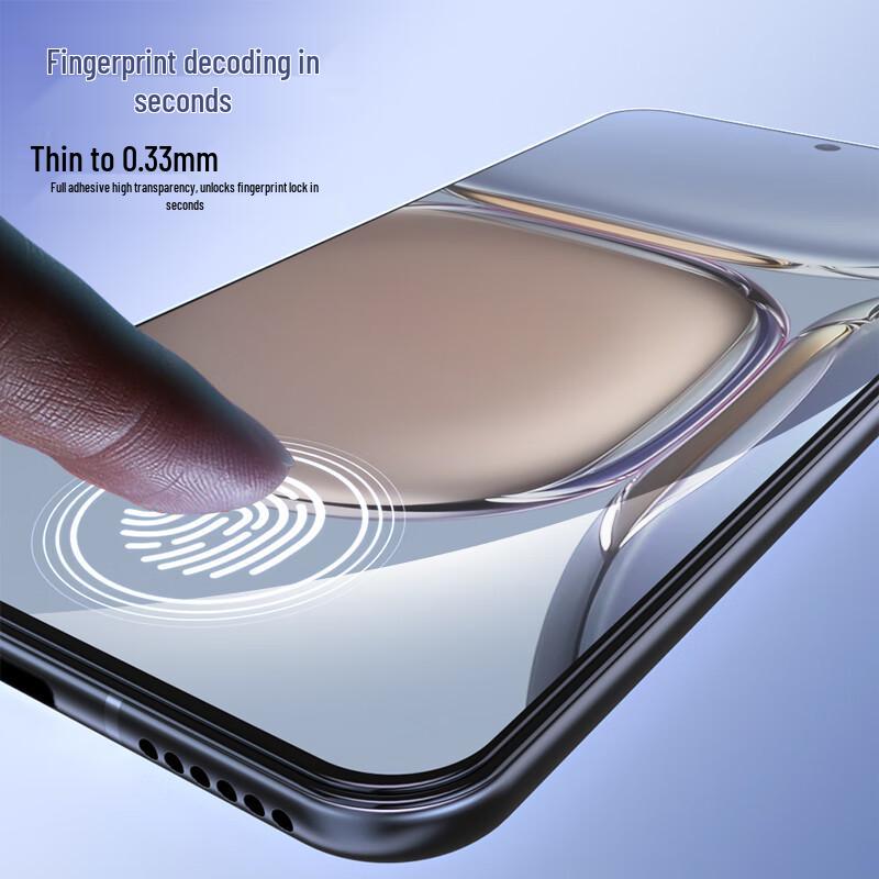 Langke Vollbild-Schutzfolie aus gehärtetem Glas für Huawei P50/P50E