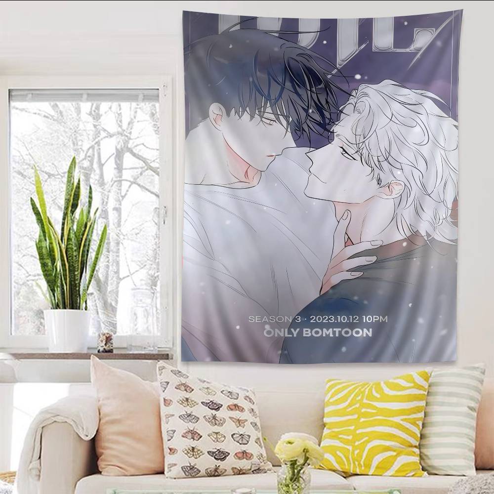 LLow TTide In TTwilight Anime Tapestry Hanging Tarot Hippie Wall Rugs Dorm Wall Hanging Sheets