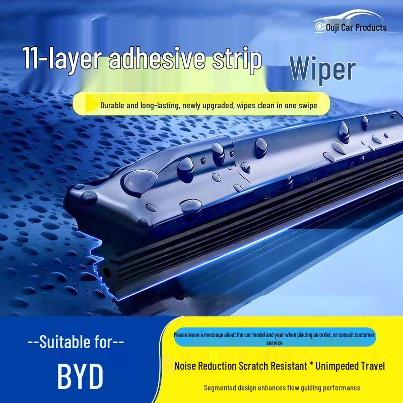 

BYD Wiper Blade for Seagull, Dolphin, Sifang, Qin Plus, Han, Song, Tang, and Yuan Plus Models - 11th Edition Han EV/DM 11-strip
