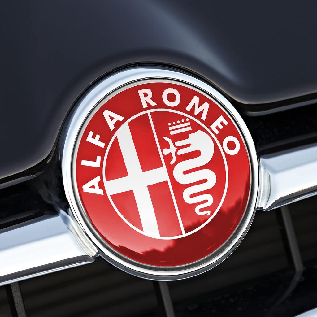 Emblemă Logo Față și Spate Mașină Alfa Romeo Autocolant 147156159159 166 Giulietta Julia