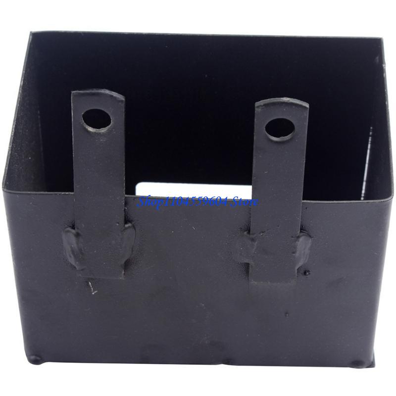 12QM High Efficiency Battery Box Small Metal Battery Tray Shockproof Motorcycle Battery Storage Box for Mini Motorcycles