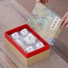 Thousand Miles Jiangshan Tea Set Ceramic One Cover Bowl Four Cups Business Gifts