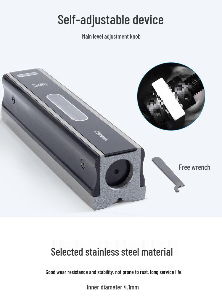 High Precision Spirit Level Bar (150-250mm, 0.02mm Accuracy) 100mm