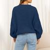 Women's Casual Sweater Solid Color Casual Loose Sweater