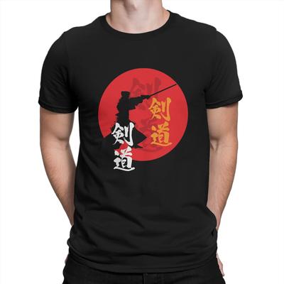 KENDO Polyester T-Shirt Vintage Grunge Herren T-Shirt Rundhals Streetwear