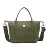 Classic Nylon Tote Bag For Women With Zipper Closure For Daily Use