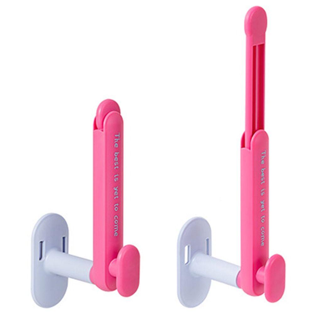 

2Pcs Punch-Free Toilet Paper Holder Retractable Necklace Bracelet Stand Shower Room