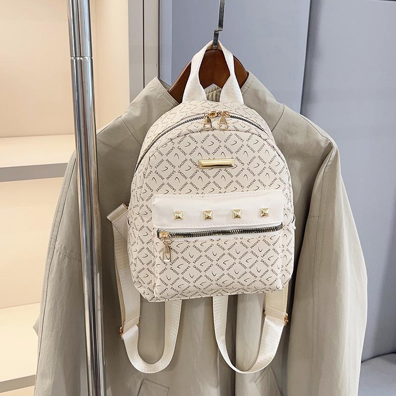 

Backpack Spring Fashion Versatile College Student School Bag Women s Casual Large Capacity Printed Travel Backpack