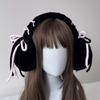 Trendy Earflap Bowknot Earmuffs Y2k Soft Winter Ear Warmer Thicken Cold Protection Plush Ear Cover Cold Weather