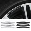 4Pcs For Tesla Model 3 Model S Model X Model Y Cybertruck Roadster Mod Wheel Hub Stickers Wheel Rims Aluminium Decoration Strips