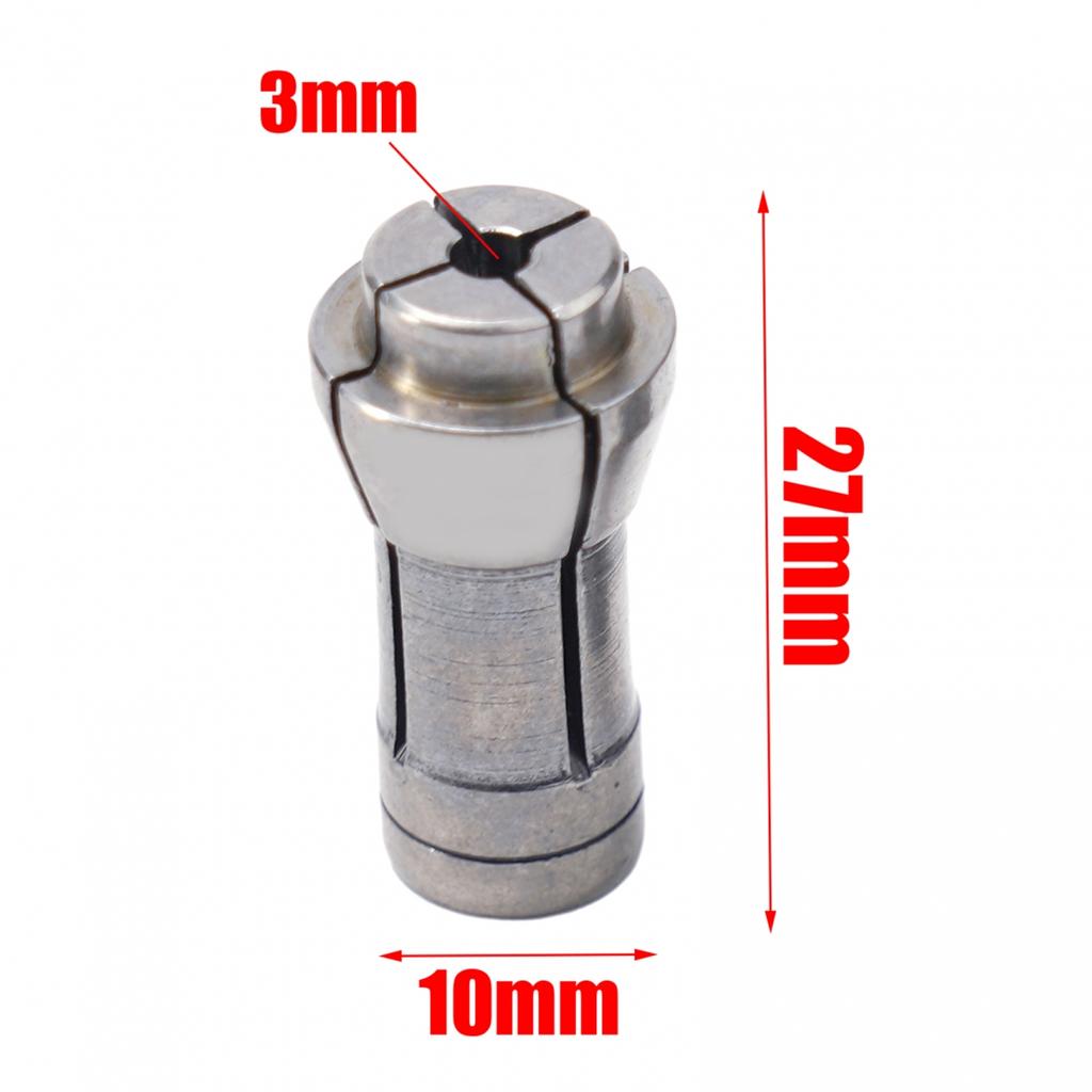 3/6mm 3ks Adaptér Sklíčidlo Kleština Bruska na zápalky Frézka Díly