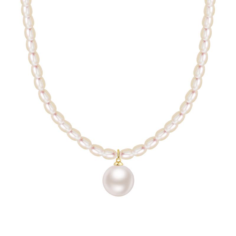 Perlenkette Französische Vintage-Halskette Elegante und elegante Accessoires mit einem hochwertigen und vielseitigen Stil