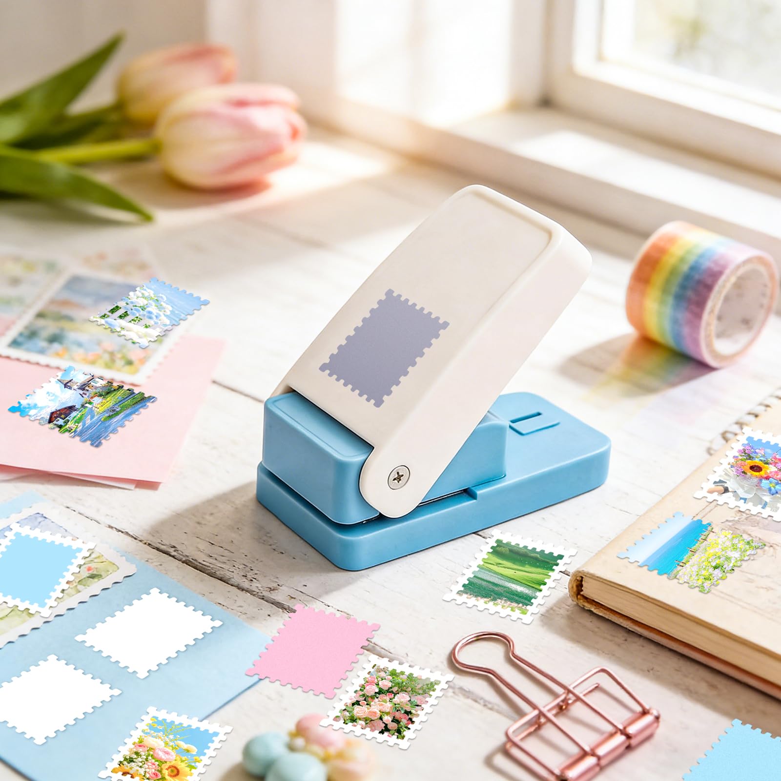 

Diestord Craft Punch Stamp Shape 25.4mm Die-cut Paper Punch Scrapbooking Notebook Card Making Album Decoration Stationery Handmade