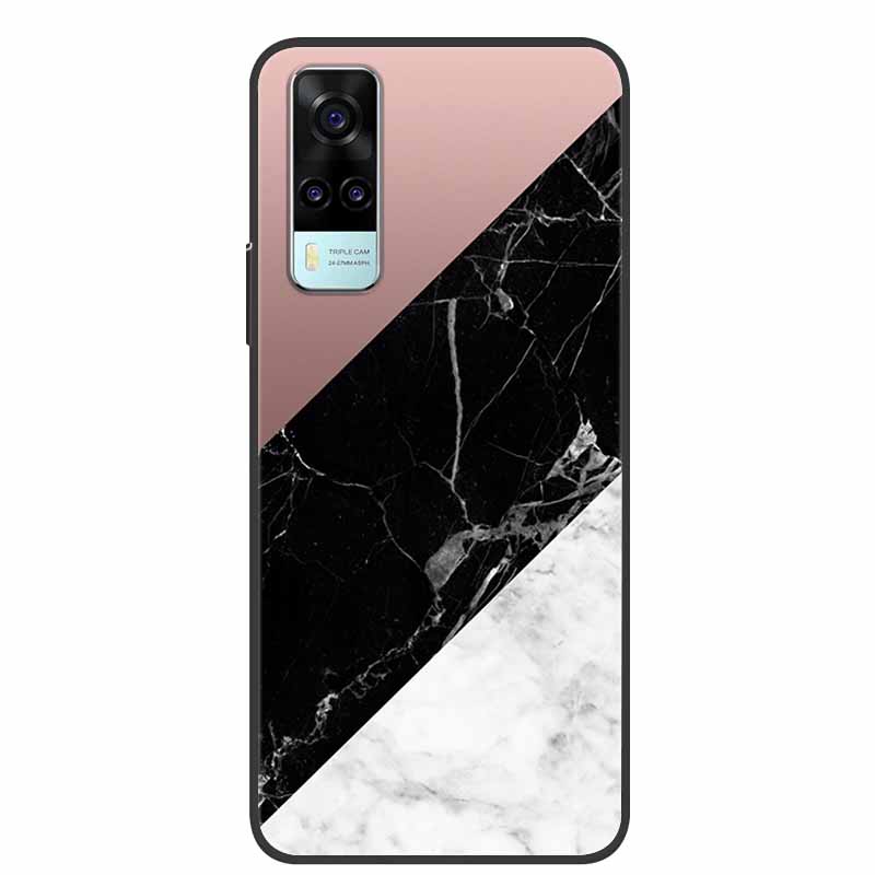 For Vivo Y31 Case Y53S Y11S Y12S V2026 Marble Soft TPU Silicone Protect Phone Cover For Vivo Y31 2021 Back Case Funda Y 31 Coque