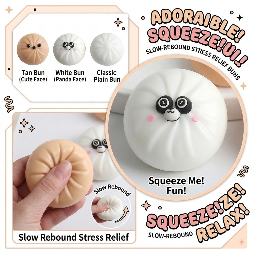 Pinch And Squeezes Slow Rebounds Decompression Toy