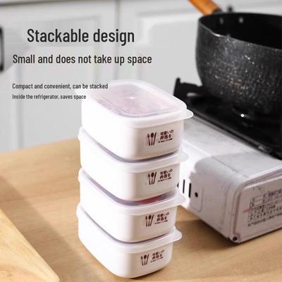 Food-Grade Fresh-Keeping Refrigerator Storage Box with Lid and Dividers