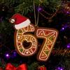 For Christmas 67 Acrylic Ornament Funny Six Seven Holiday Ornament Teen Grandkid Present