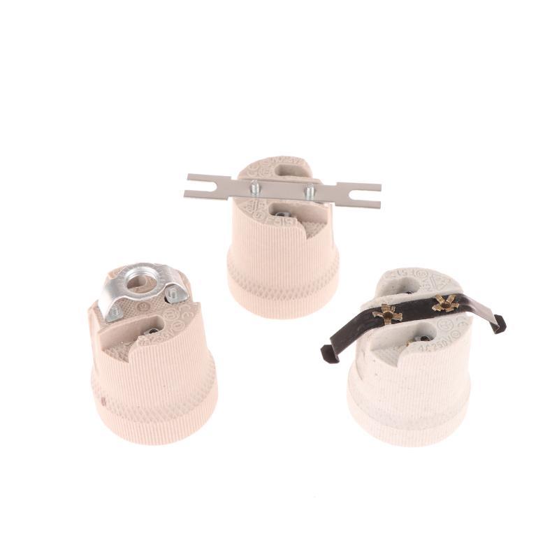 1 Piece Fixing Bracket Large Screw Cap Lamp Base E27 Vintage Ceramic Lamp Fittings Socket Lamp Base Holder Accessory