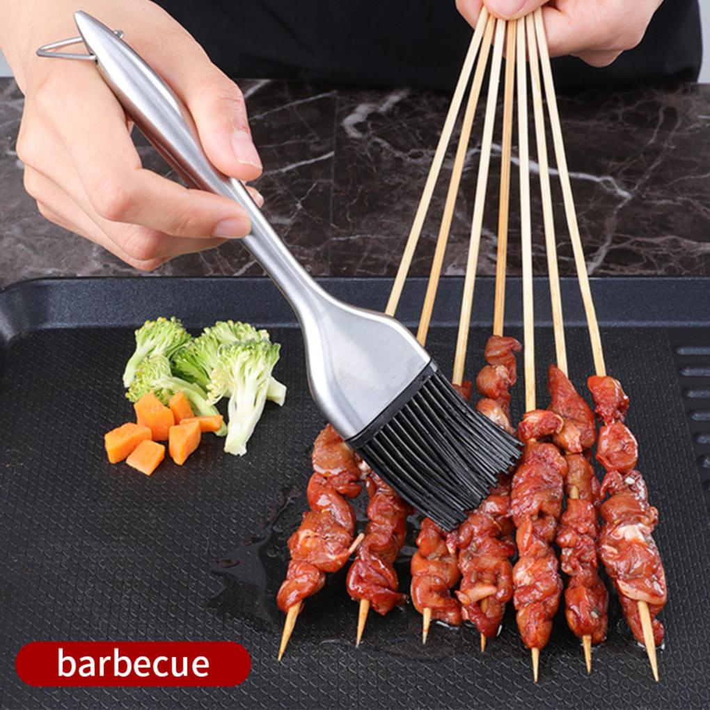 Barbecue Brush Silicone Resistant BBQ Tool for Cooking Grilling Basting