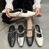 French inner heightening bag head half slippers women's summer outer wear 2025 new one-pedal with skirt single shoes cool slippers