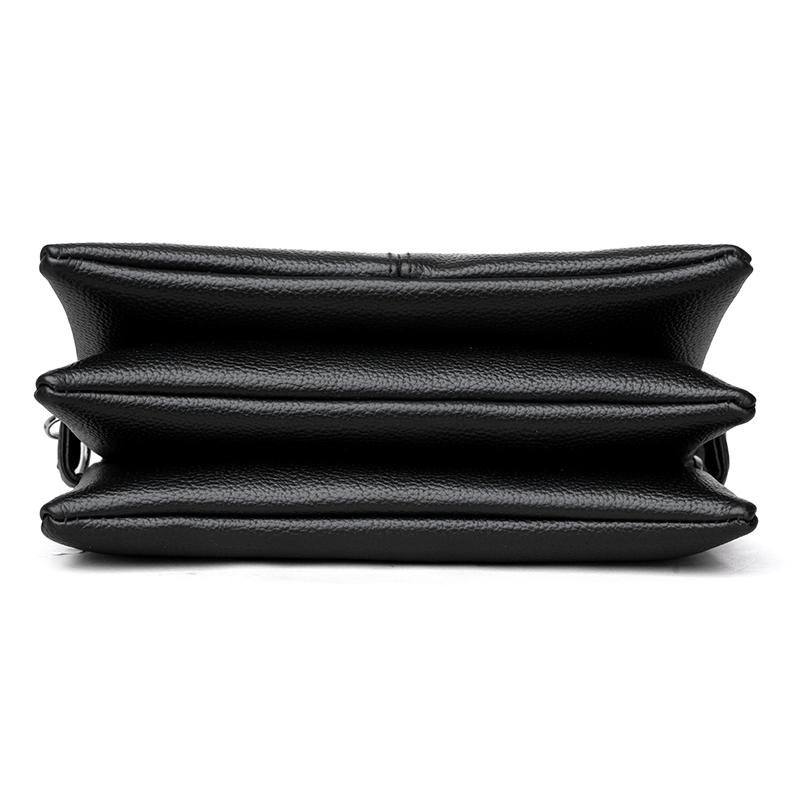 Women's Small Square Shoulder Bag Soft Leather Crossbody Bag Mother Bag