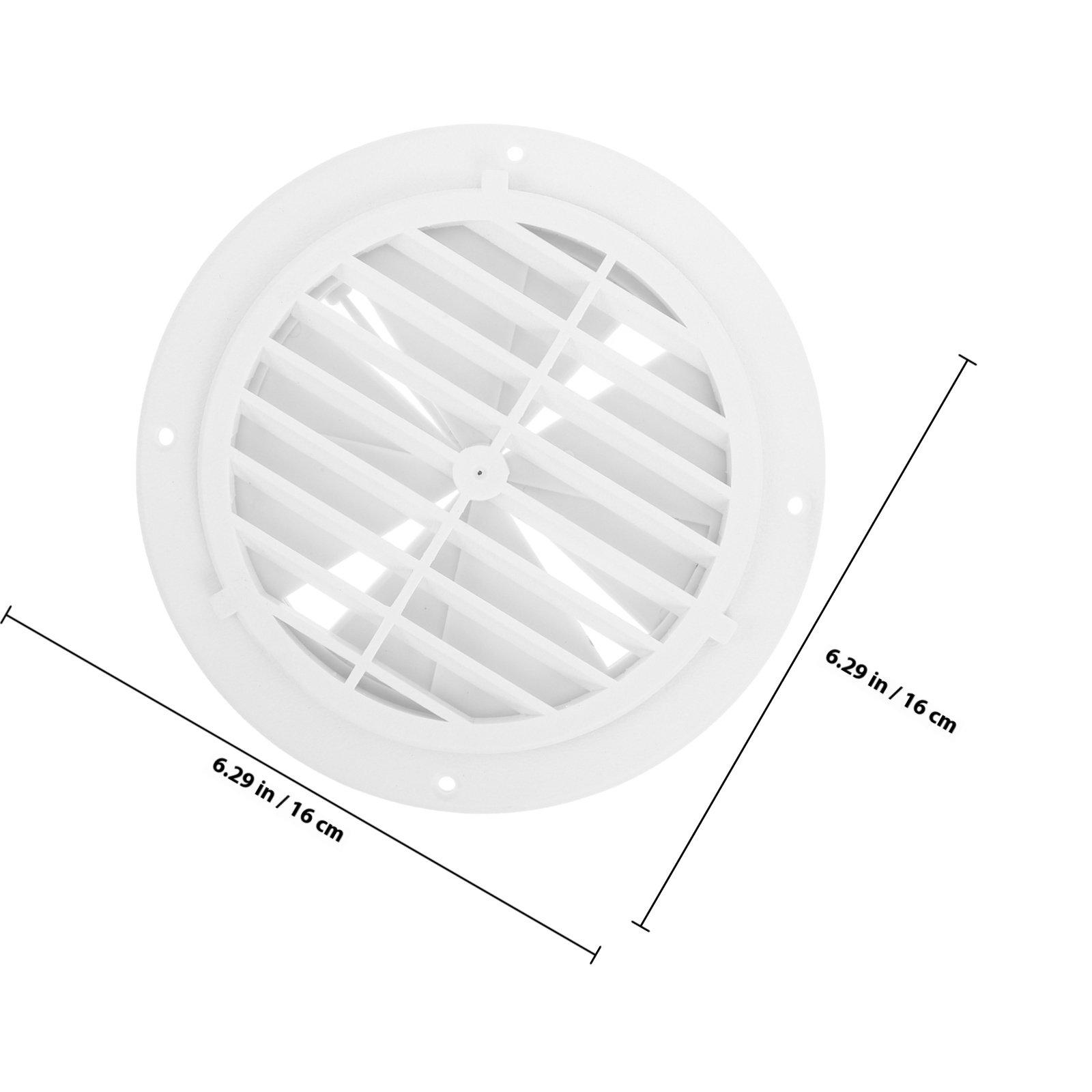 Круглая вентиляционная решетка HVAC, решетка кондиционера для RV, роскошные регулируемые жалюзи, воздуховыпускное отверстие для прицепа, яхты, потолка, стены, вентиляционная крышка для RV