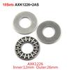 10Sets Chrome Bearing Steel Flat Needle Roller Bearing  for Plane Axial Bearing Replacement