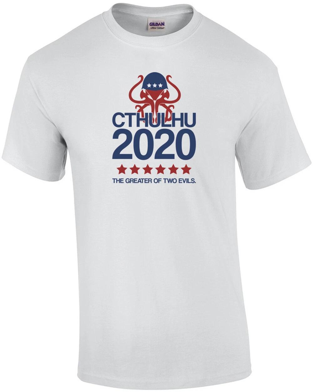 CTHULHU 2020 - The greater of two evils. 2020 Election T-Shirt S