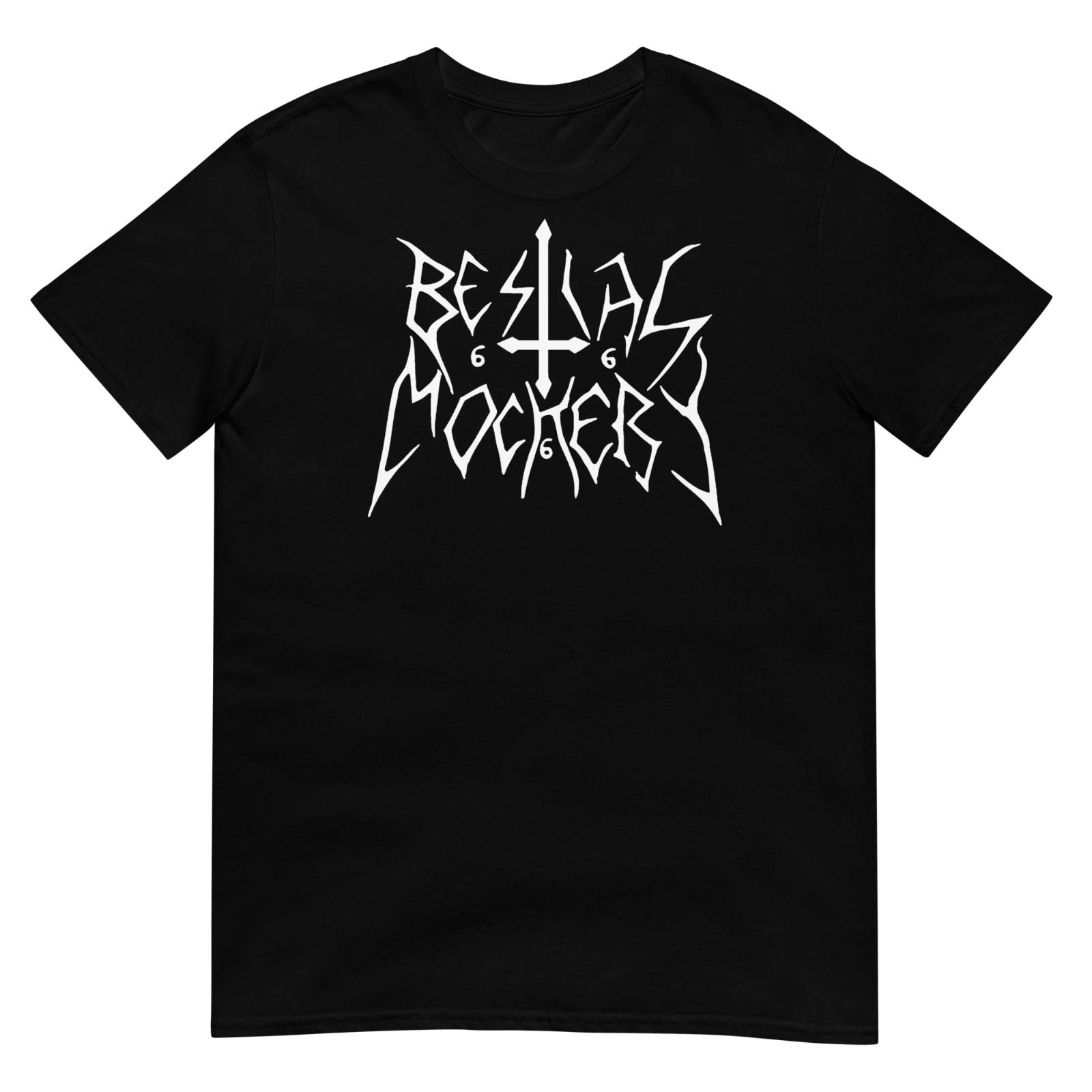 BESTIAL MOCKERY Logo (One Sided) T-SHIRT L