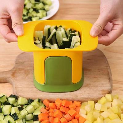 Picadora de verduras para cocina, cortador de patatas fritas, cortador de cebolla a presión de la mano para el hogar, rebanador de patatas y pepino, accesorios de herramientas de cocina