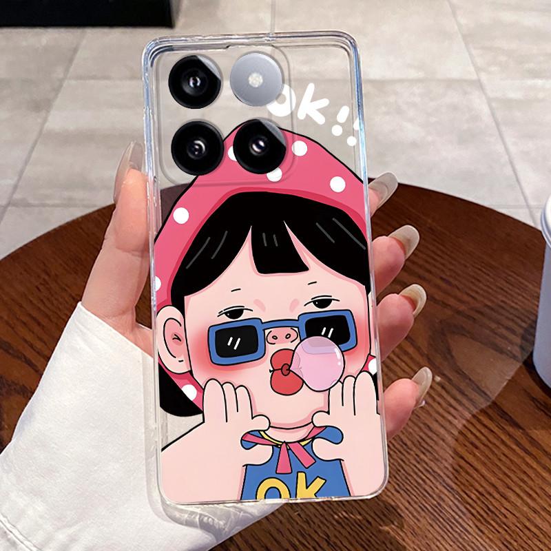 

Jelly Casing For Xiaomi 14T 14TPro Clear Silicone Soft TPU Back Cover For Xiaomi 14T Pro Cute Cat Rabbit Heart Protective Case xiaomi 14T pro