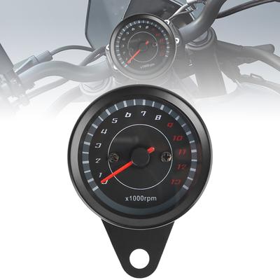 Tachometer Auto Gauge Motorcycle Speedometer Motobike Accessory Modified Odometer Universal With LED Light Moto Parts Machinery