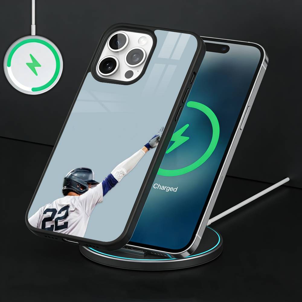 baseball player J-Juan Soto 22 Phone Case For iPhone17,16,15,14,13 Plus,Pro Max Magnetic For Magsafe Wireless Charging