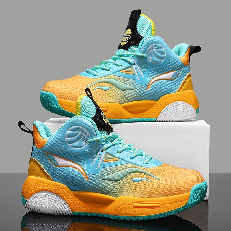 Ny mote Gutter Jenter Basketball Tennis Sportssko Barnestudenter Hightop Sneakers Trekking Boots for Childrens