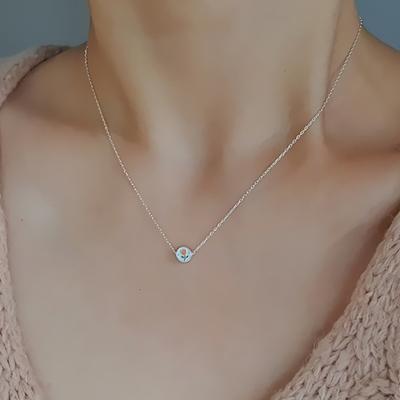 Women's Daily 92.5 Silver Tulip Fragrance Necklace