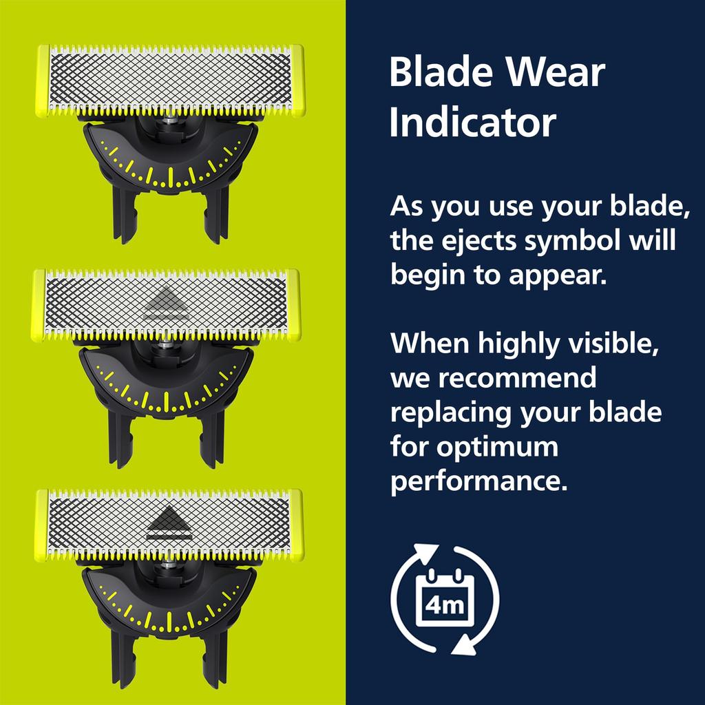 Philips OneBlade 360 Pro Face and Body Hybrid Trimmer QP6552/90 360 Blade Technology
