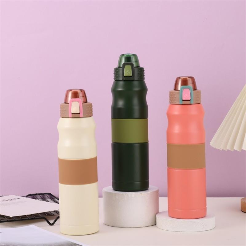 Factory Outlet 680ml Sports Vacuum Flask 304 Stainless Steel Outdoor Portable Travel Insulated Water Bottle Low MOQ