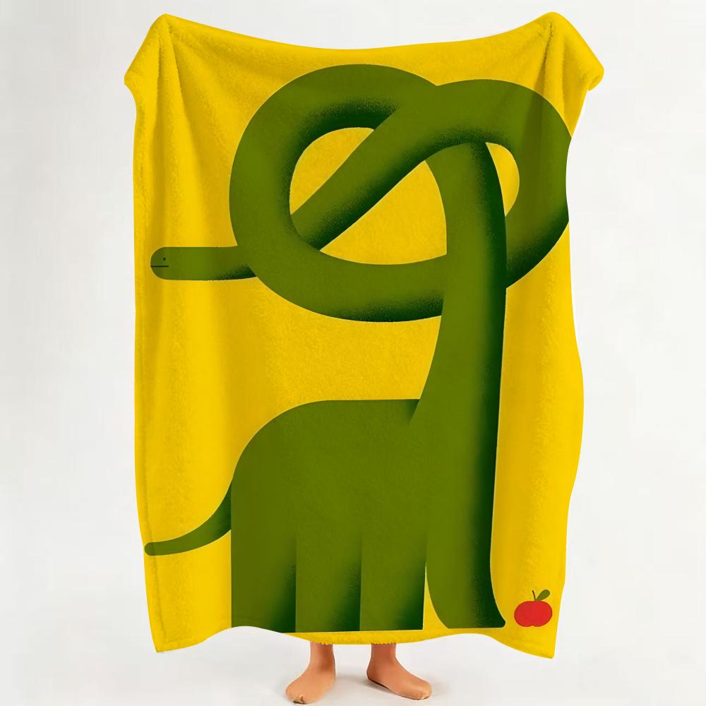 Illustrator G Giacomo Bagnara Throw Flannel Throw Blanket Suitable for Sofa Living Room Bedroom