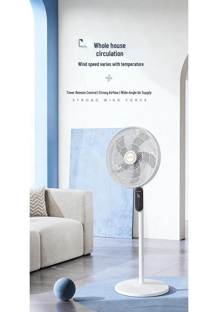 Ventilatore a Pavimento Xiaxin da 16 pollici - 8 Velocità, Telecomando Smart, Flusso d'Aria Ampio e Silenzioso
