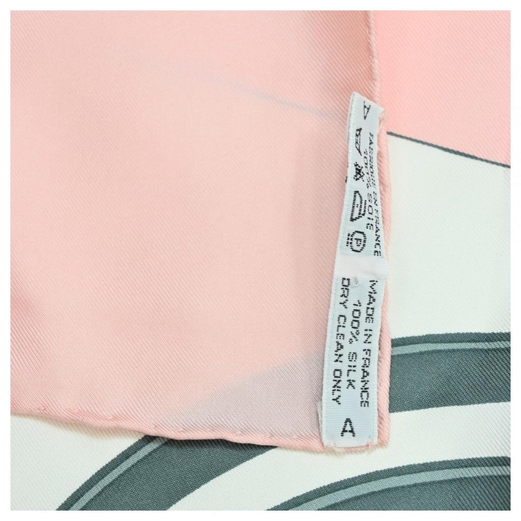 Auth HERMES Carre 90 Scarf Brides De Gala Silk He9713jg Used