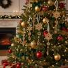 10 Pcs Acrylic Crystal Hanging Set with Strings Hanging Clear Acrylic Crystal Pendants for Xmas Tree Home Party Supplies