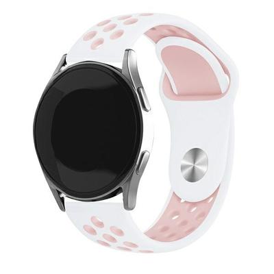 Pasek Do Watch 22mm Beline Sport Silicone Biało-różowy