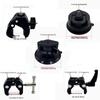 17mm Ball Head Magnetic Phone Holder with Aluminum Rod and Suction Cup Mount for Car