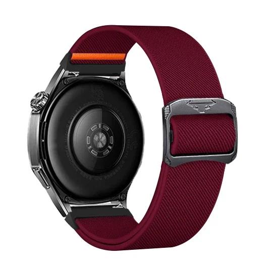 22mm 20mm Nylon Strap for Samsung Galaxy Watch 7 6 5 4 40mm 44mm 6Classic 47mm Elastic Band for Huawei Watch GT5 3 4Pro Bracelet