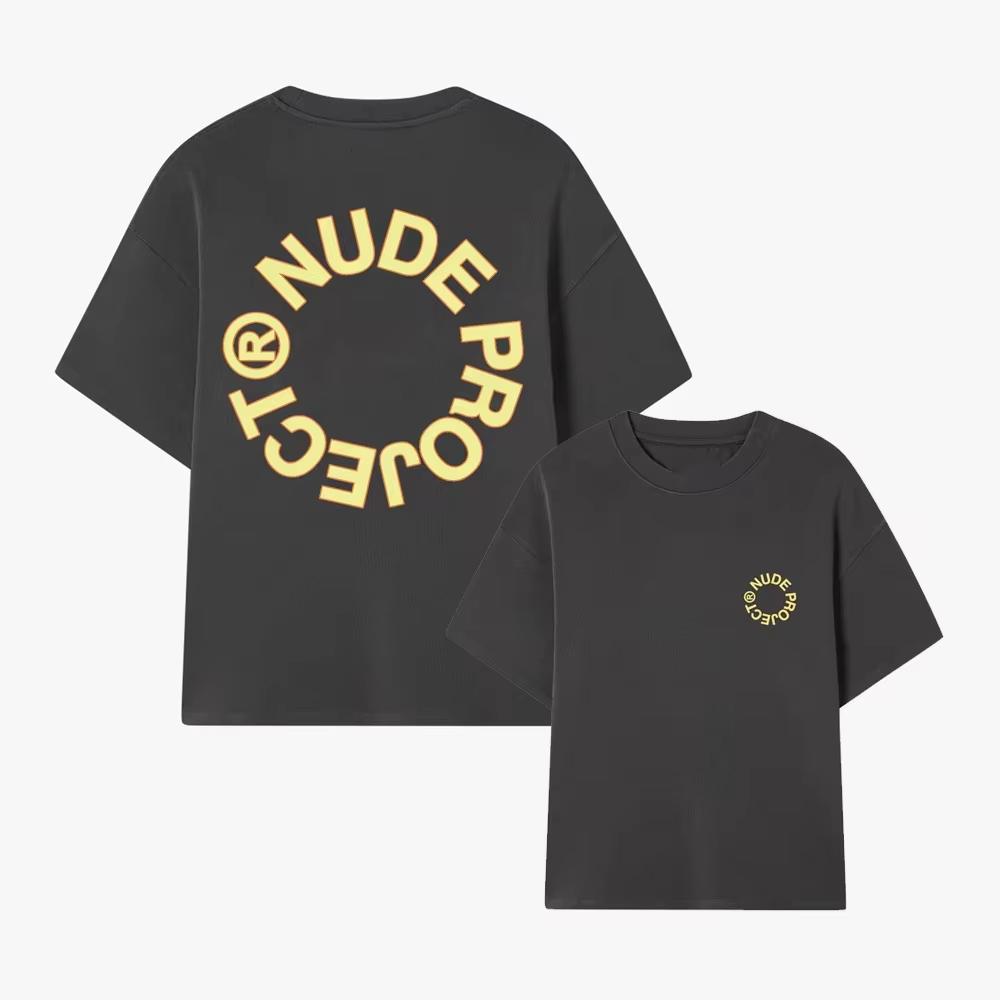 

2025 Лето Новая Мода Горячая Распродажа Трендовая Принтованная Голый Проект Мужская Женская Отпуск Дизайнерская Футболка Бренды Уличный Топ с Короткими Рукавами 4XL